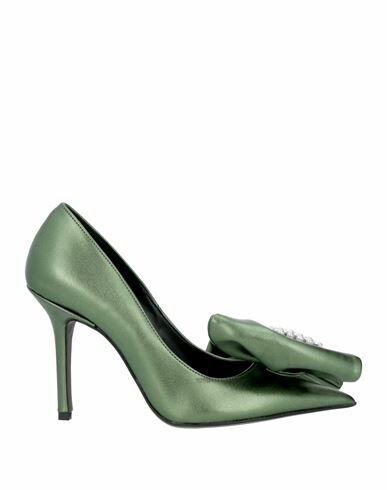 Islo Isabella Lorusso Woman Pumps Military green Textile fibers Cover