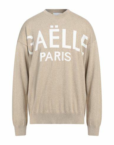 Gaëlle Paris Man Sweater Beige Cotton Cover