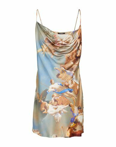 Balmain Woman Mini dress Sky blue Viscose Cover