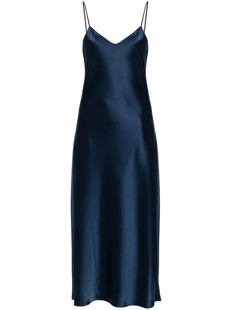 Polo Ralph Lauren satin midi dress - Blue Cover