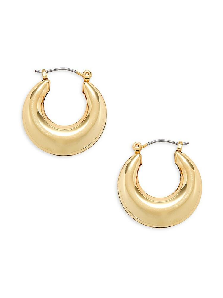 AVA & AIDEN Women's 12K Goldplated Hoop Earrings Cover