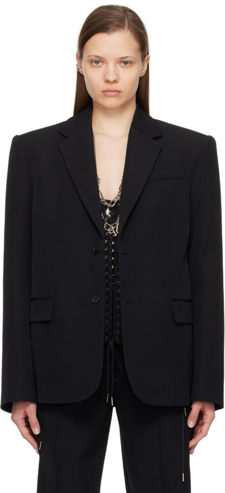 Jean Paul Gaultier Black Corseted Blazer Cover