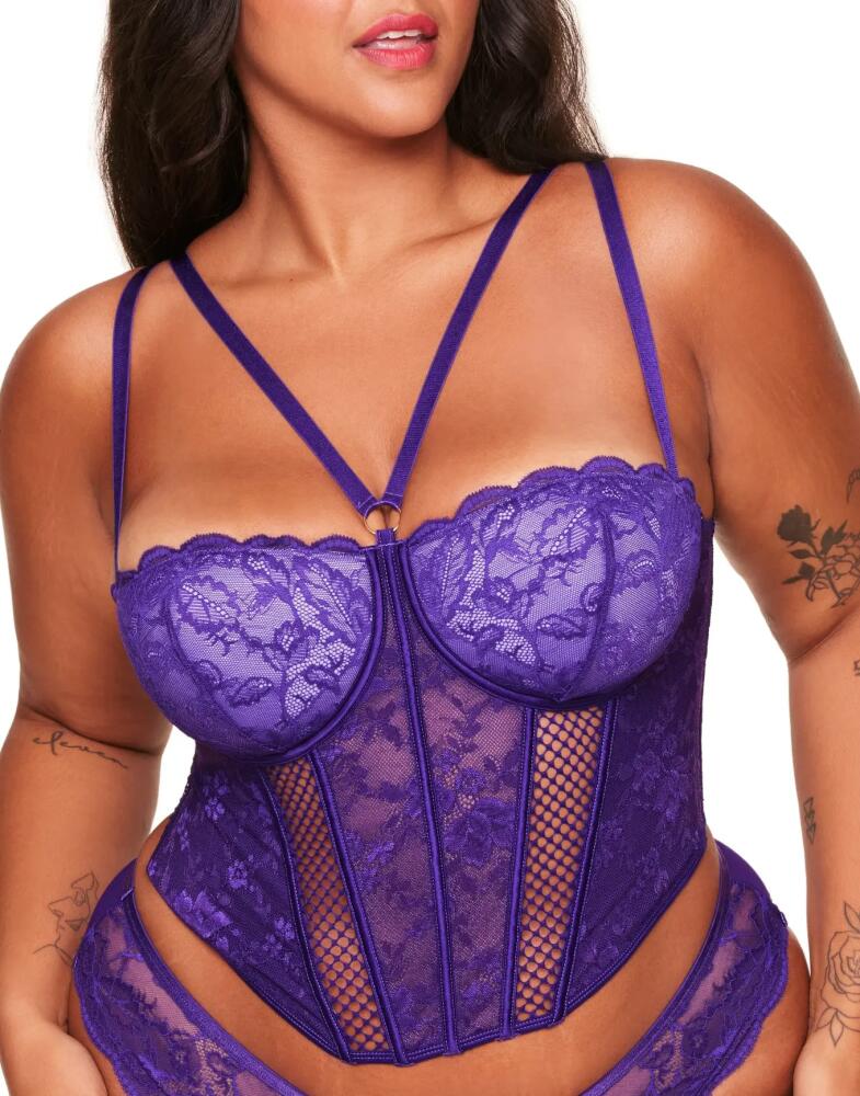 Adore Me Dominika Contour Bustier Top in Dark Purple Cover