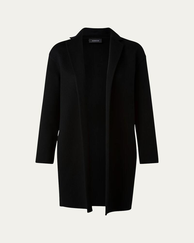 Akris Mae Brushed Cashmere Coat Cover