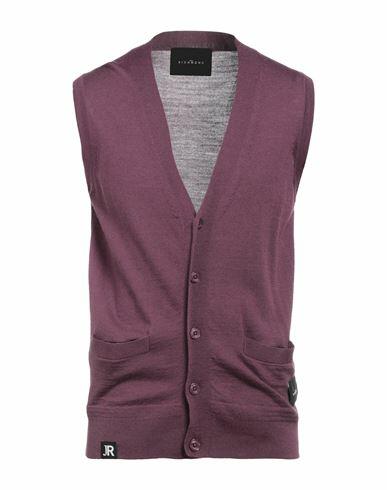 John Richmond Man Cardigan Mauve Wool, Acrylic Cover