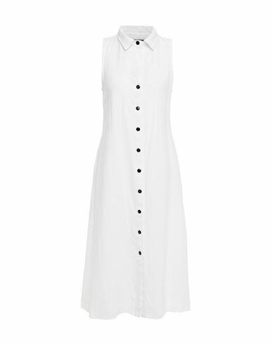 Enza Costa Woman Midi dress White Hemp Cover