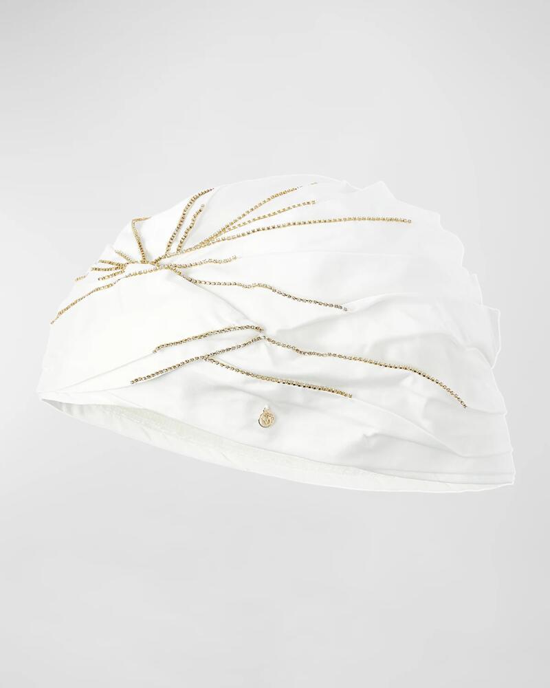 Maison Michel Carrie Chains Bridal Turban Cover