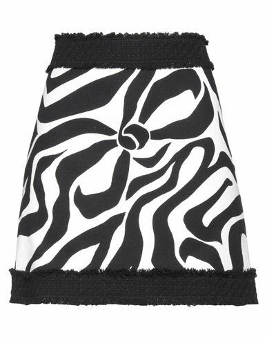 Boutique Moschino Woman Mini skirt Black Cotton, Elastane, Polyester, Polyamide, Acrylic Cover