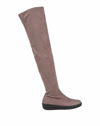 Fitflop Woman Boot Dove grey Textile fibers Cover