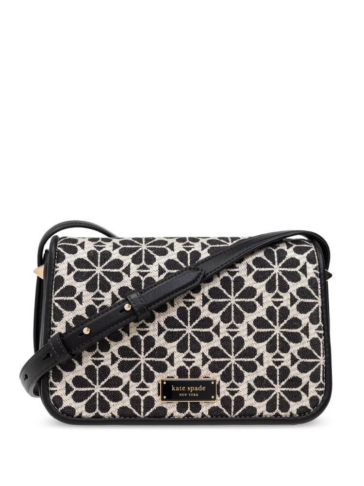 Kate Spade floral-jacquard crossbody bag - Black Cover