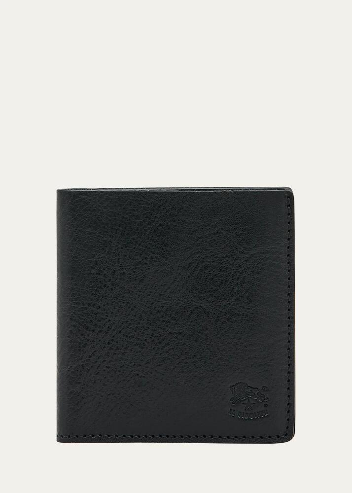 Il Bisonte Men's Slim Bi-Fold Leather Wallet Cover