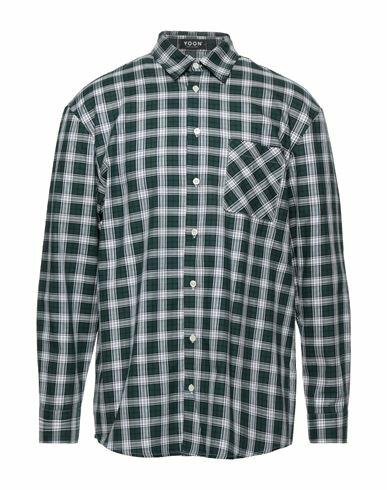 Yoon Man Shirt Dark green Cotton Cover