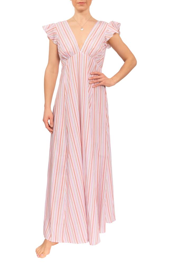 Everyday Ritual Heidi Nightgown in Verona Pink Stripe Cover