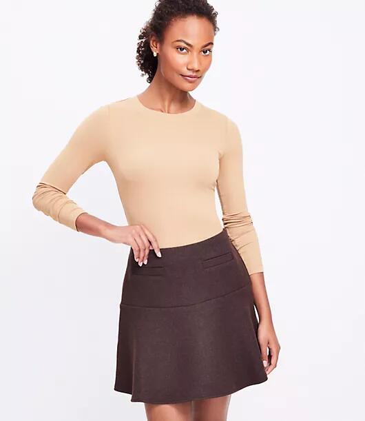 Loft Flounce Mini Skirt Cover