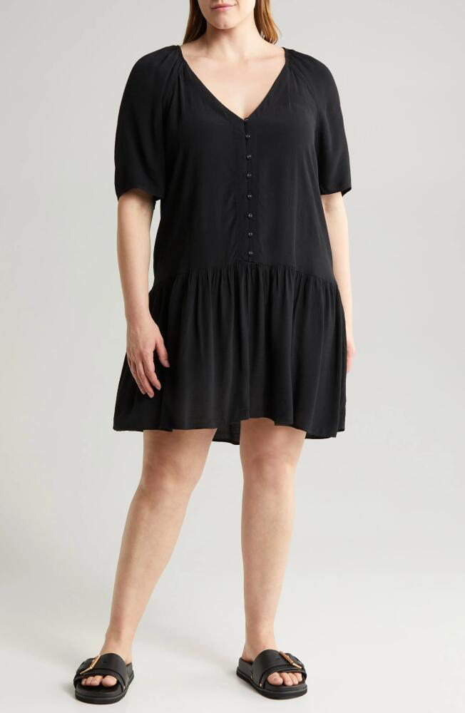 Treasure & Bond Drop Waist Minidress in Black Cover