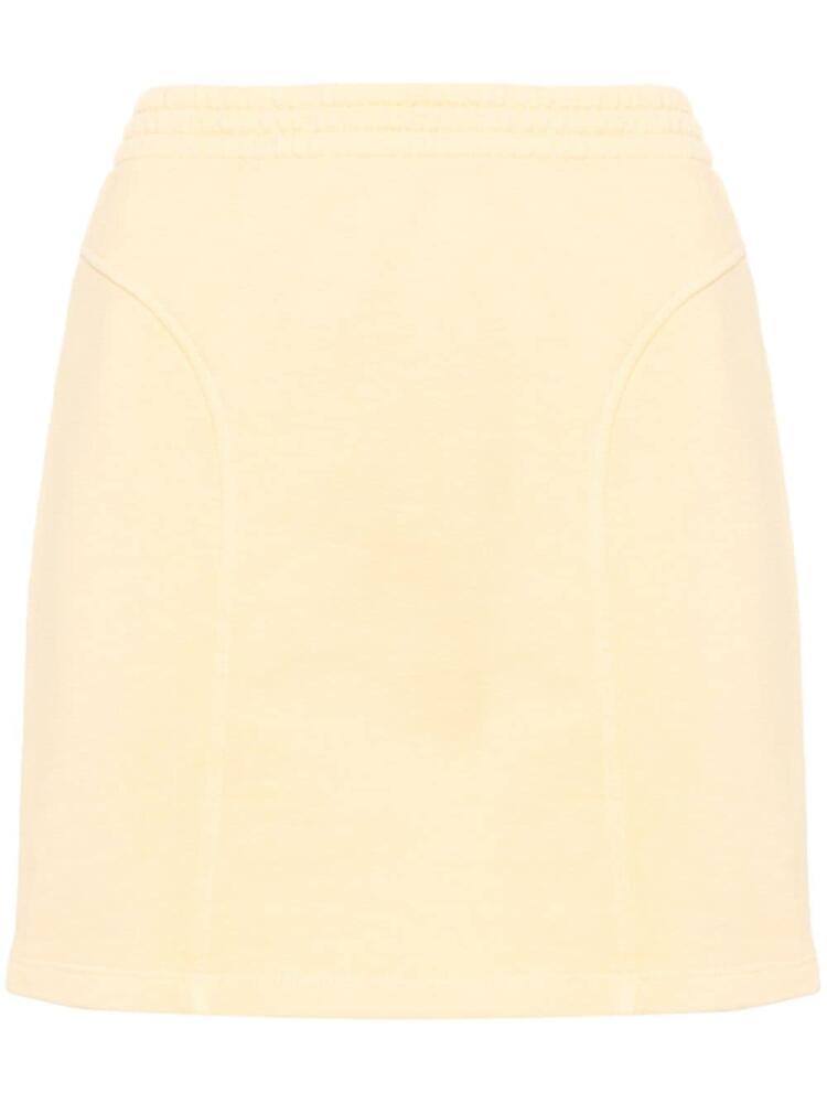 ROTATE BIRGER CHRISTENSEN logo-embroidered mini skirt - Yellow Cover