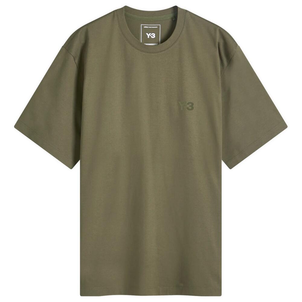 Y-3 Men's Core Logo T-Shirt in Green Cover