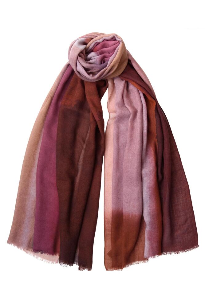 Elizabetta Vicenza - Wool & Silk Scarf in Burgundy Cover