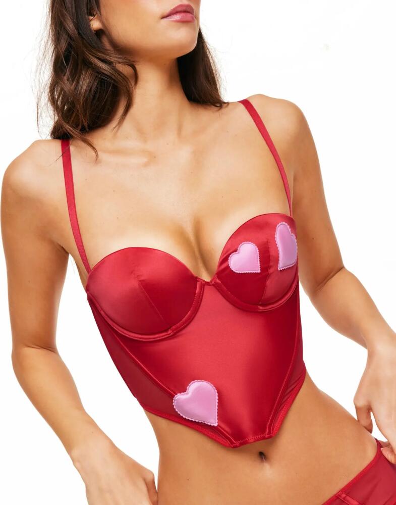 Adore Me Vivi Contour Balconette Bustier in Dark Red Cover