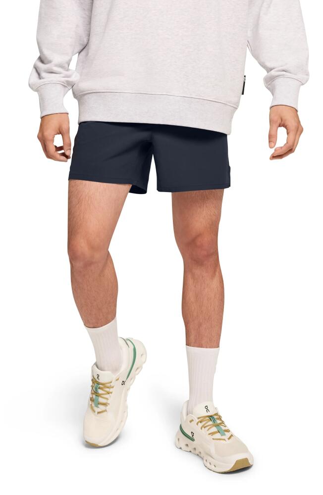 On Essential Running Shorts in Navy Cover