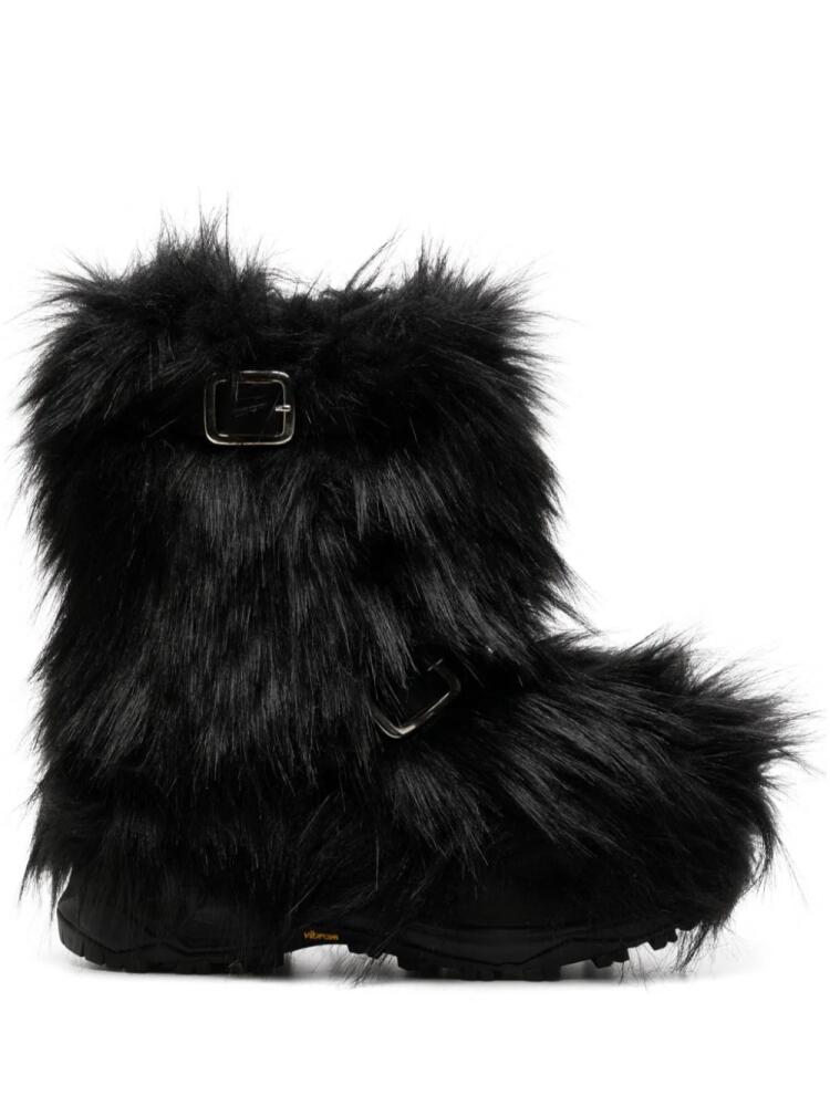 sacai faux-fur boots - Black Cover