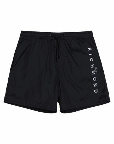 John Richmond Man Swim trunks Black Nylon Cover