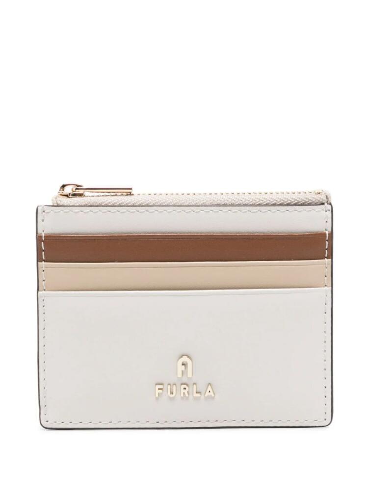 Furla Camelia S leather card holder - Neutrals Cover