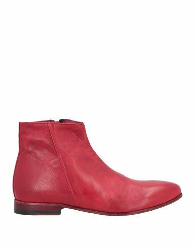 Jp/david Woman Ankle boots Red Leather Cover