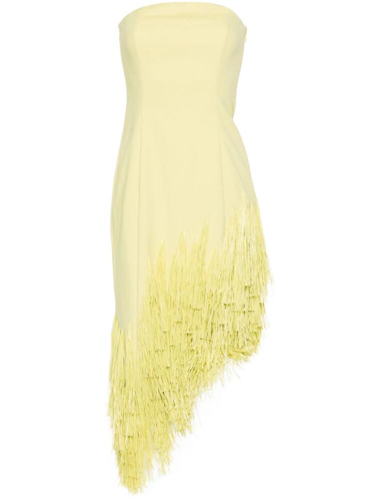 Cult Gaia Libby fringed midi dress - Green Cover