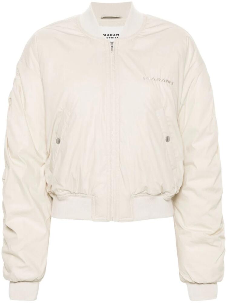 MARANT ÉTOILE Bessime bomber jacket - Neutrals Cover