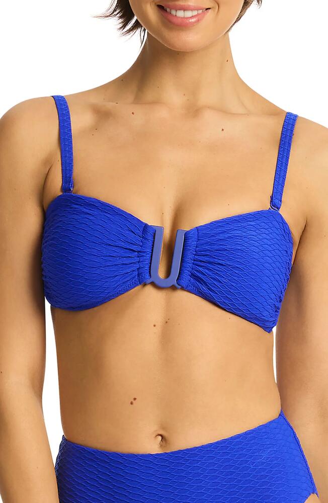 Sea Level U-Bar Bikini Top in Cobalt Cover