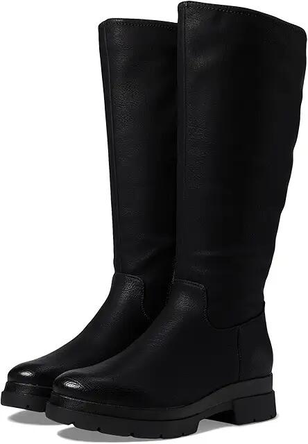 Naturalizer SOUL Naturalizer Orchid High Shaft Boots - Wide Calf (Black Smooth Synthetic) Women's Boots Cover