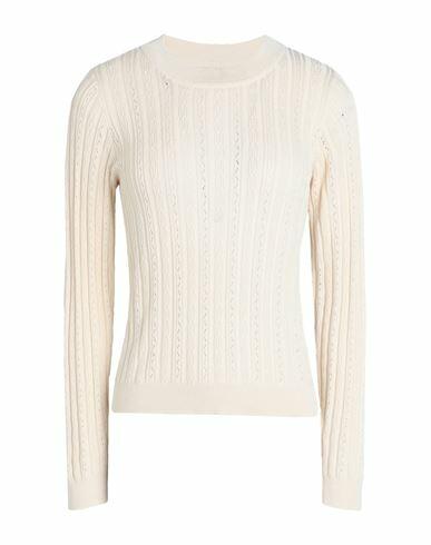 Vero Moda Woman Sweater Ivory Cotton, Tencel Modal Cover