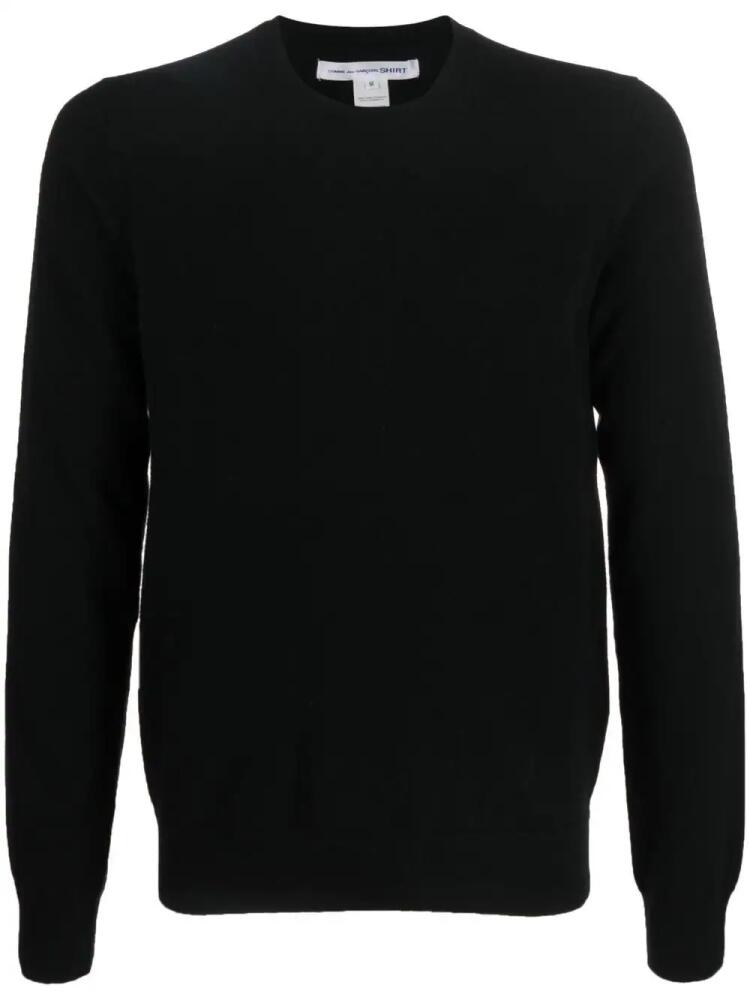 Comme Des Garçons Shirt crew neck long-sleeved sweatshirt - Black Cover