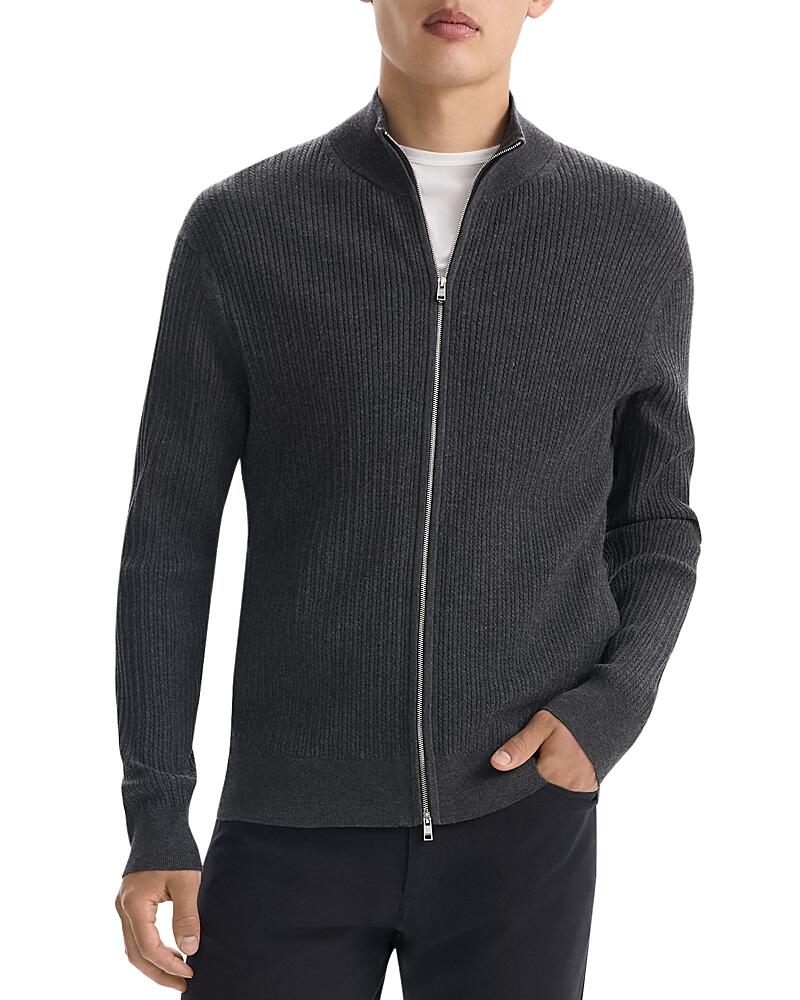 Theory Riland Regular Fit Full Zip Cardigan Cover