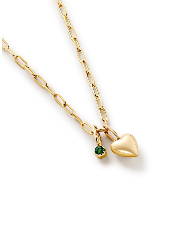 Ana Luisa 10K Gold Heart & Stone Necklace Cover