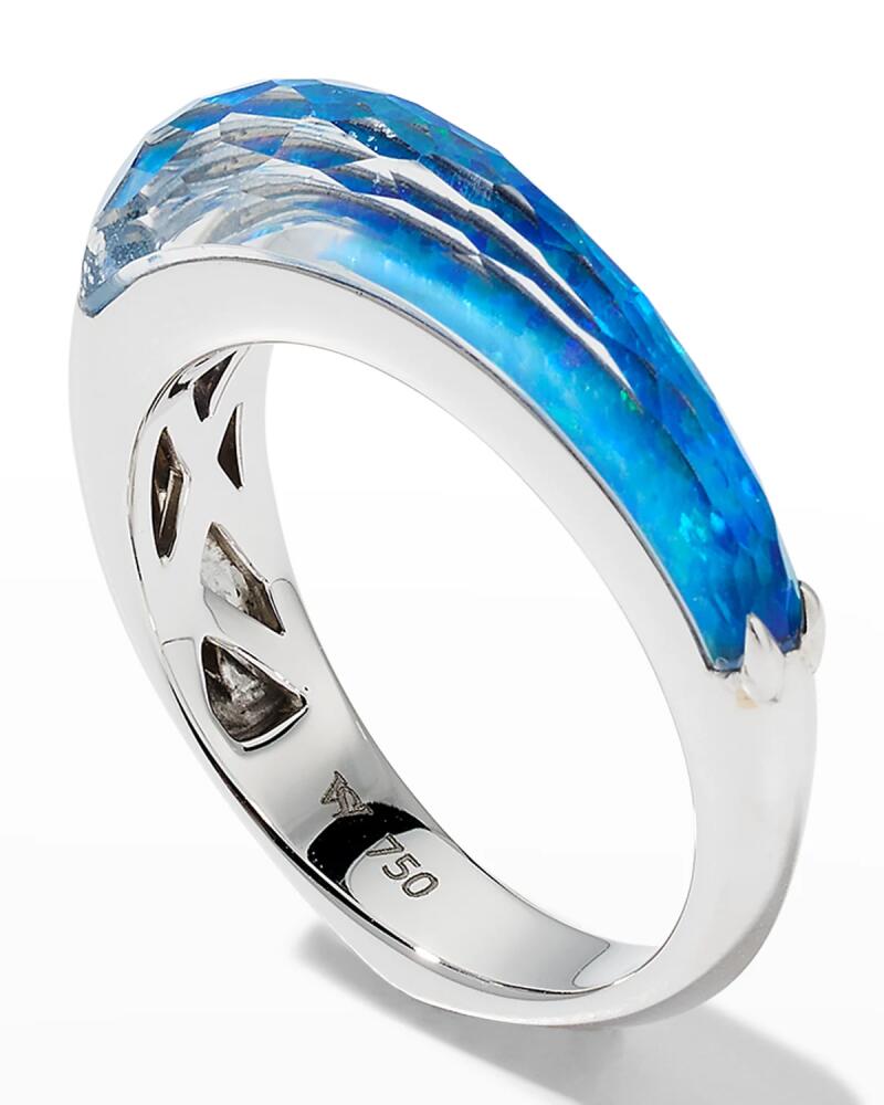 Stephen Webster Slimline Shard Stack Ring with Opalescent Quartz Cover