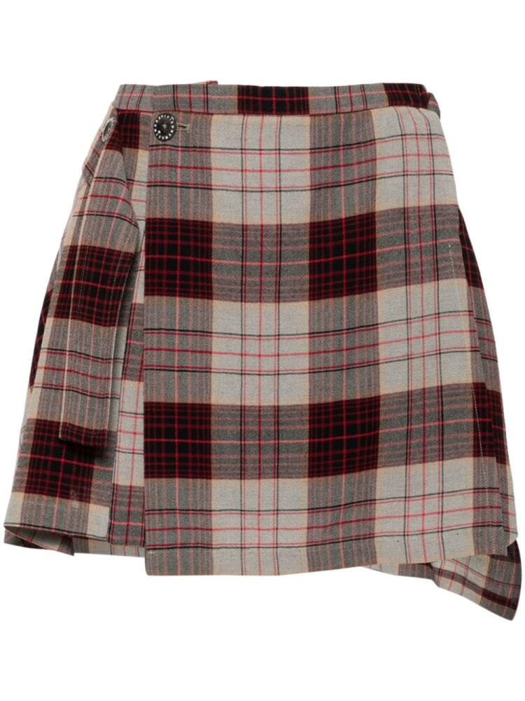 Vivienne Westwood Meghan tartan-check mini skirt - Red Cover