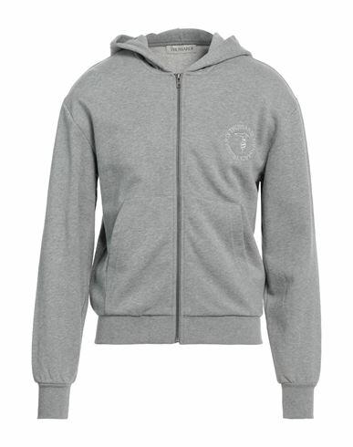 Trussardi Man Sweatshirt Grey Cotton, Elastane Cover