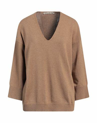 Iesse Woman Sweater Camel Polyamide, Wool, Viscose, Cashmere Cover