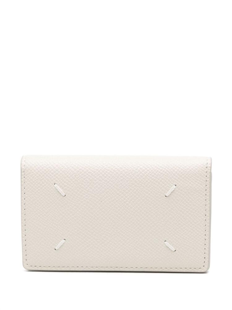 Maison Margiela four-stitch bi-fold wallet - Neutrals Cover