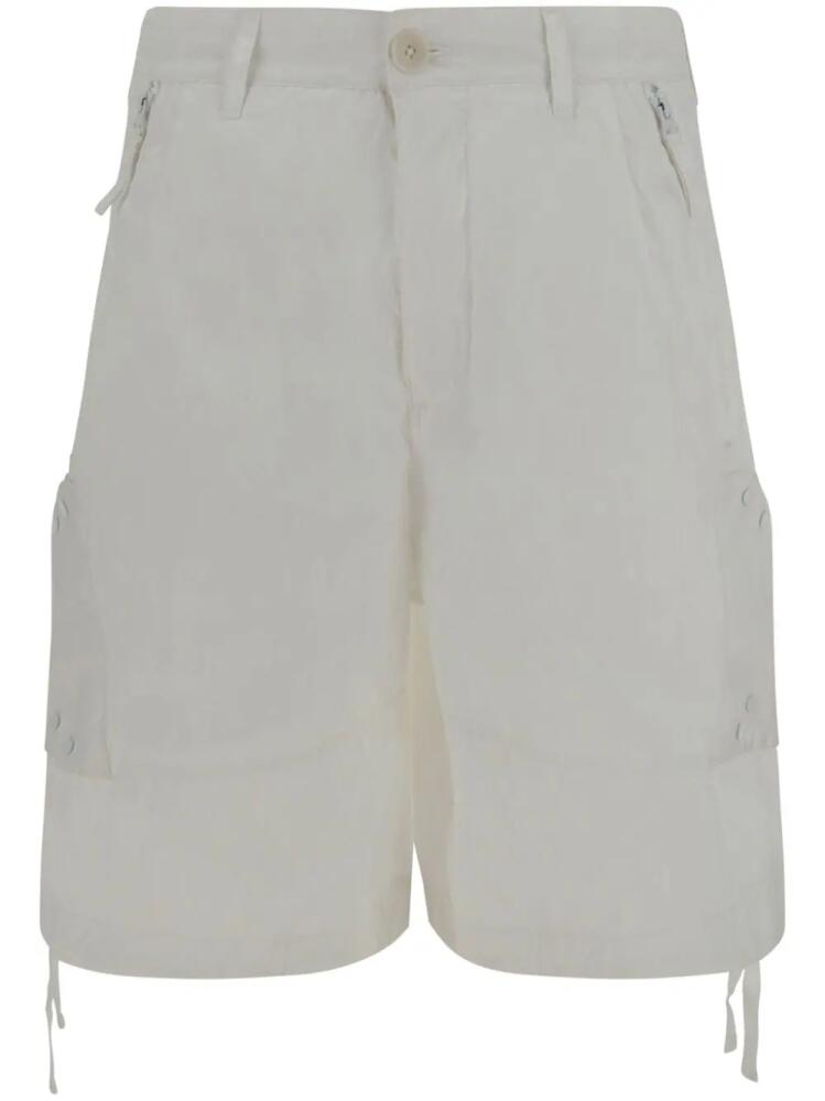 Ten C logo-appliqué bermuda shorts - White Cover