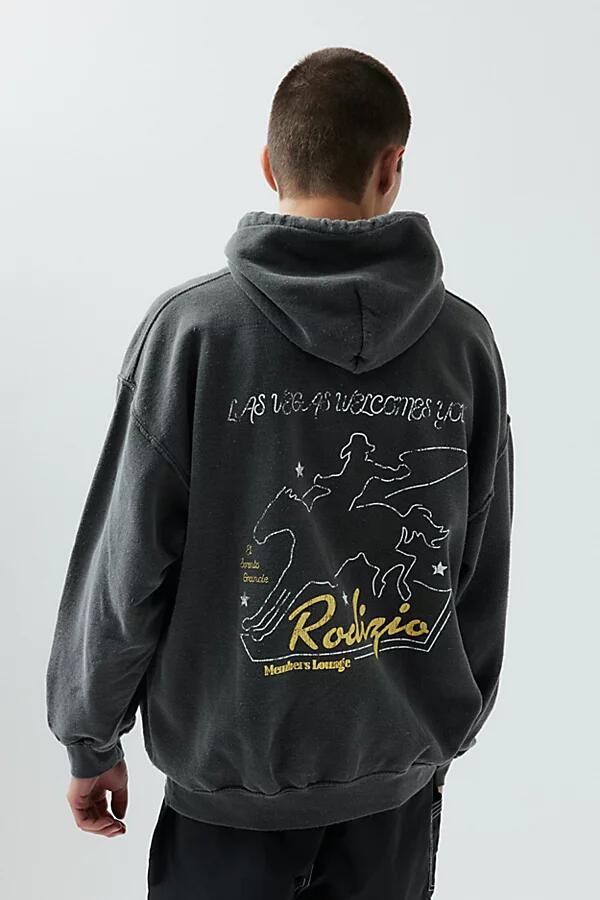 Rodizio Western Hoodie Sweatshirt in Black Cover