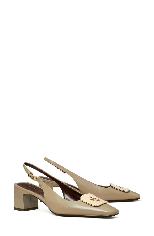 Tory Burch Georgia Slingback Pump in Dark Elk Cover