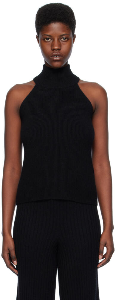 LISA YANG Black Freya Tank Top Cover