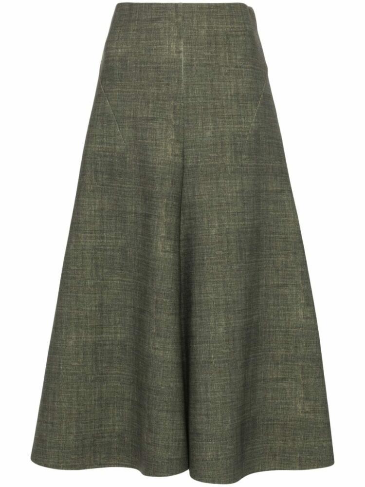 Philosophy Di Lorenzo Serafini A-line midi skirt - Green Cover