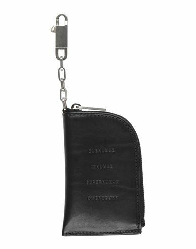 Rick Owens Man Key ring Black Cow leather Cover