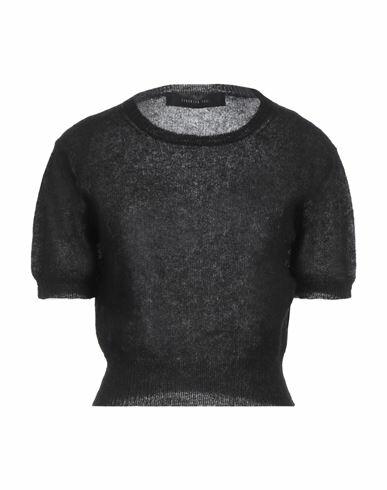 Federica Tosi Woman Sweater Black Mohair wool, Alpaca wool, Polyamide Cover