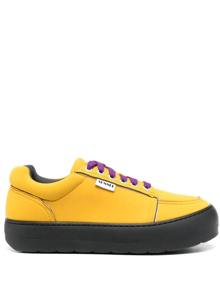 Sunnei Dreamy lace-up sneakers - Yellow Cover