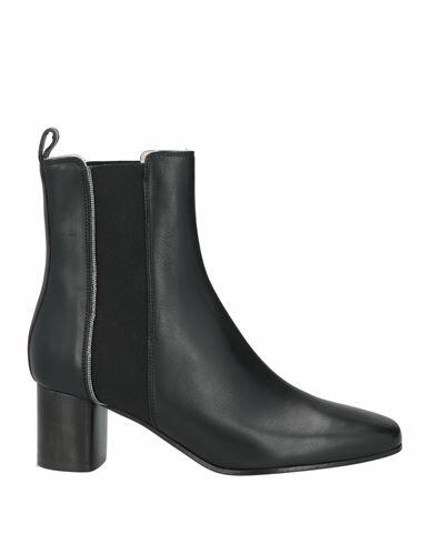 Fabiana Filippi Woman Ankle boots Black Leather Cover